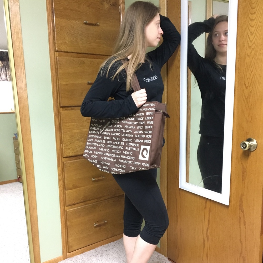 🧞‍♀️HP🧞‍♀️VINTAGE Azok Tote Bag RARE - Picture 3 of 7